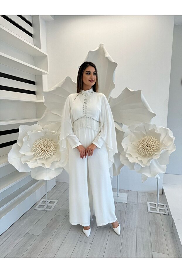 2860 TAŞ DETAYLI TULUM - 3