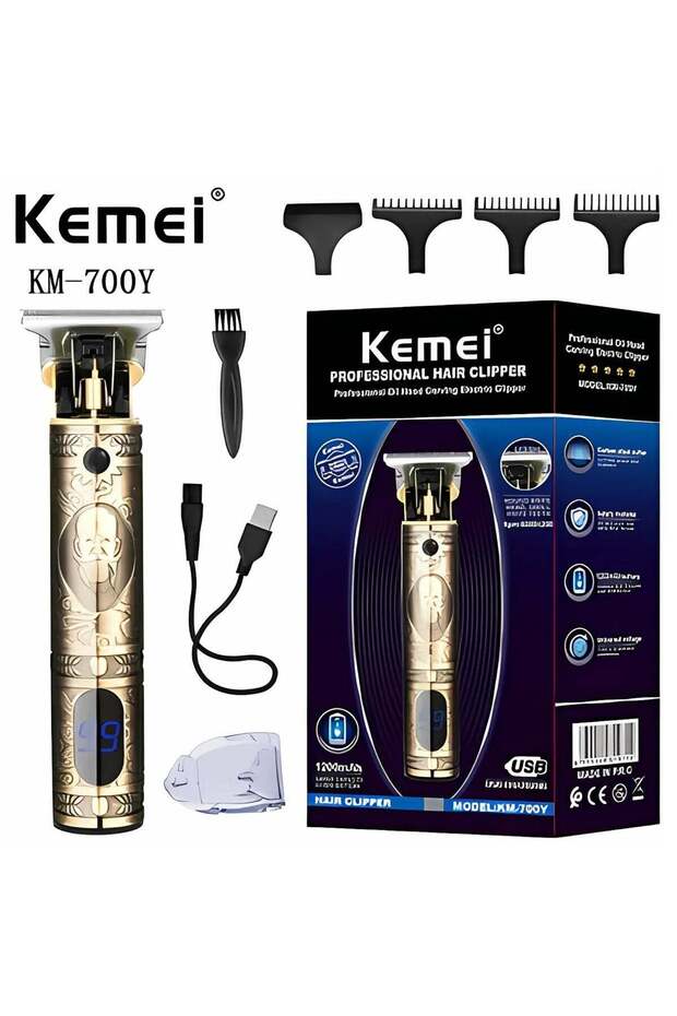Hair Clipper – Precision Pound Knife Head, Small Knife Teeth, 1200mAh Battery, USB Rechargea
