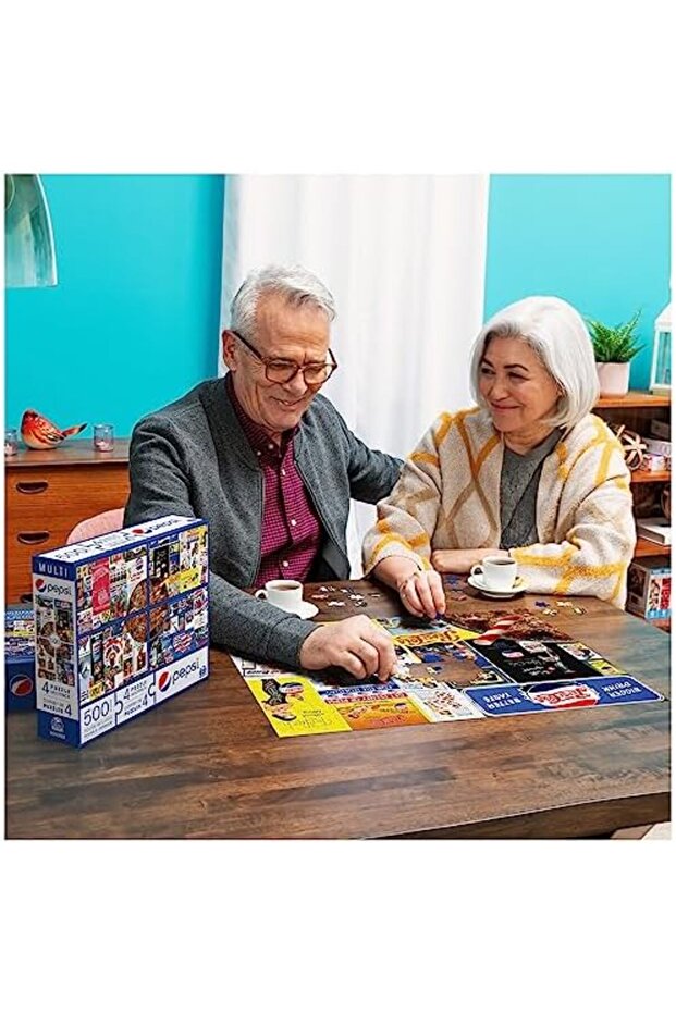 مجموعة ألغاز بيبسي، 4 قطع، 500 قطعة - 6