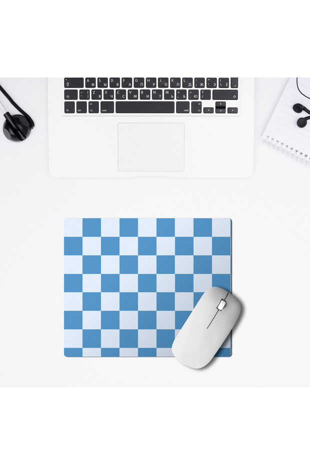 Colorful Checkered Patterned Mousepad - 1