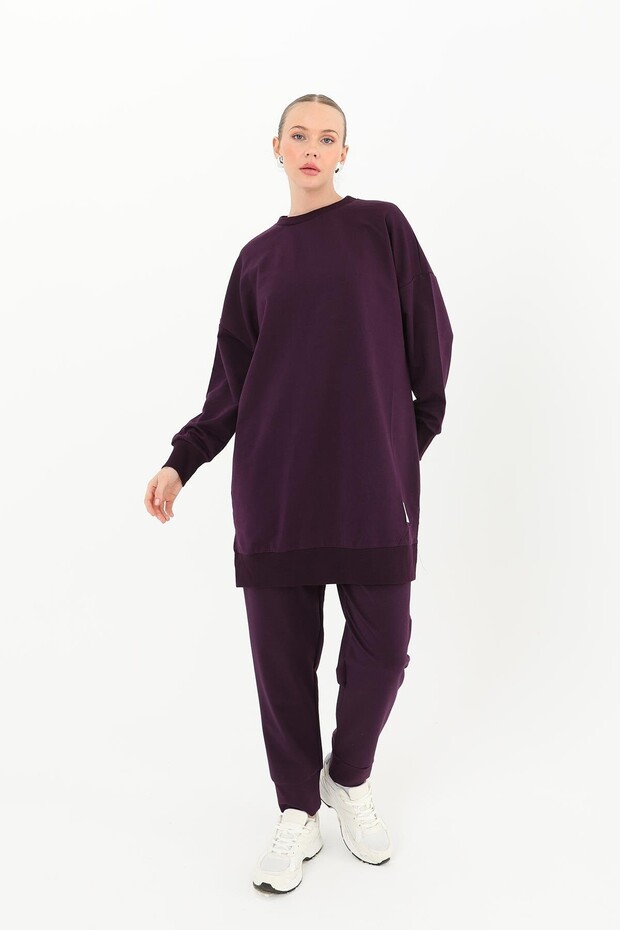 Bisiklet Yaka Basic Araboy Tunik 30644 - 4