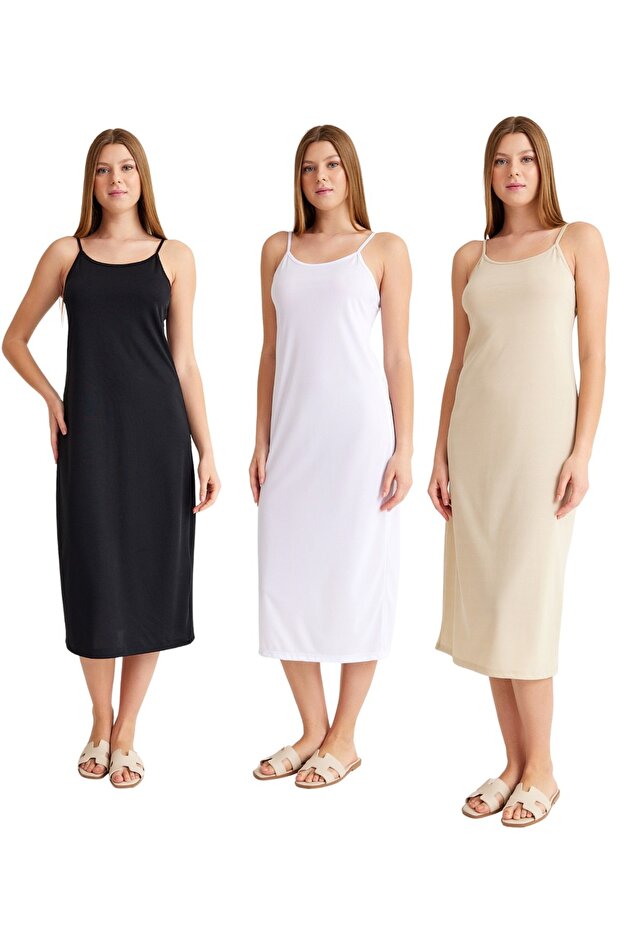 2152_Setting Strap Dress Lining Underskirt