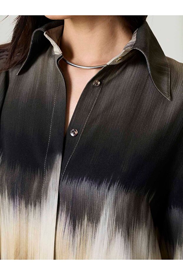 Batik Desenli Gömlek - 6