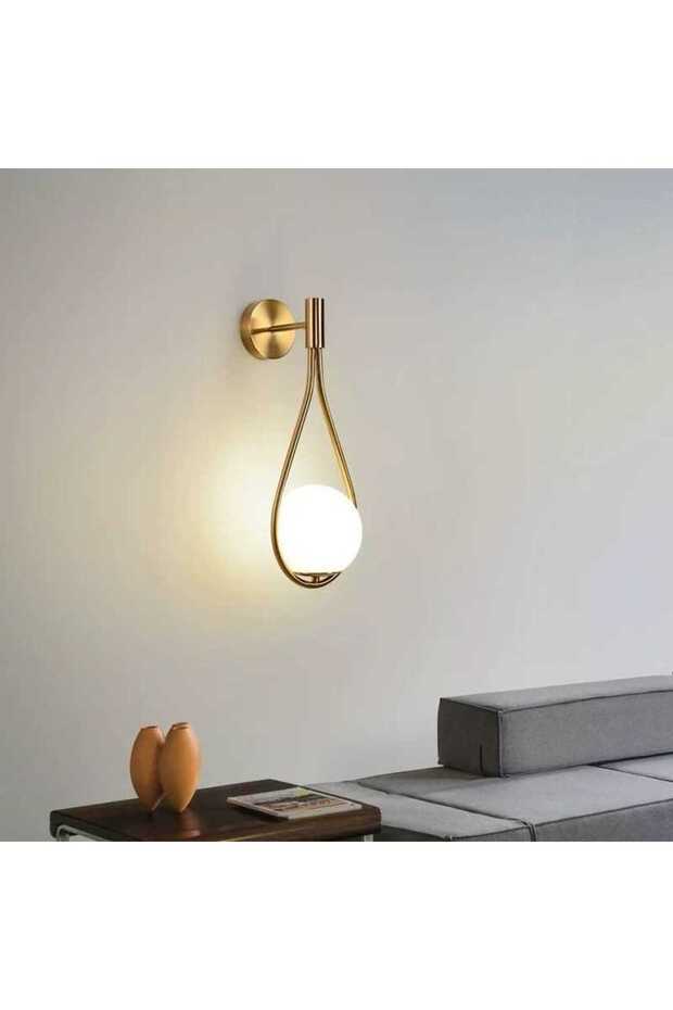 Gold Drop Wall Lamp E27 - 1