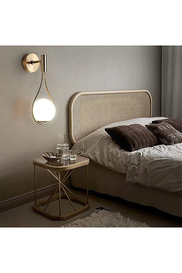 Gold Drop Wall Lamp E27 - 4