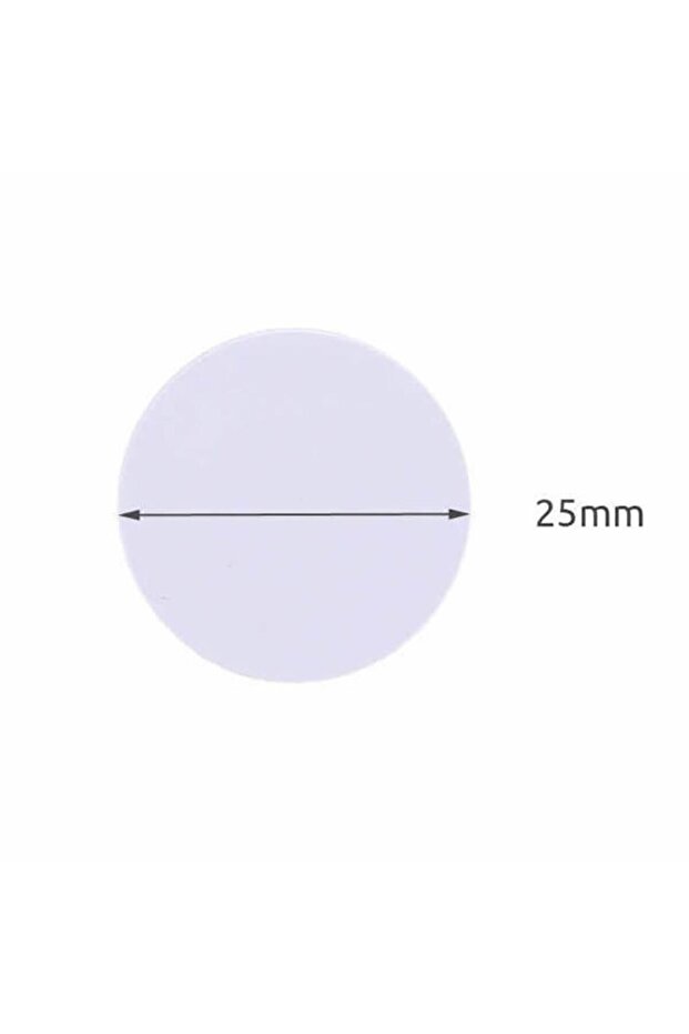 Ntag215 13.56Mhz 25 mm Yuvarlak Nfc Tag-Okunup Yazılabilir - 2
