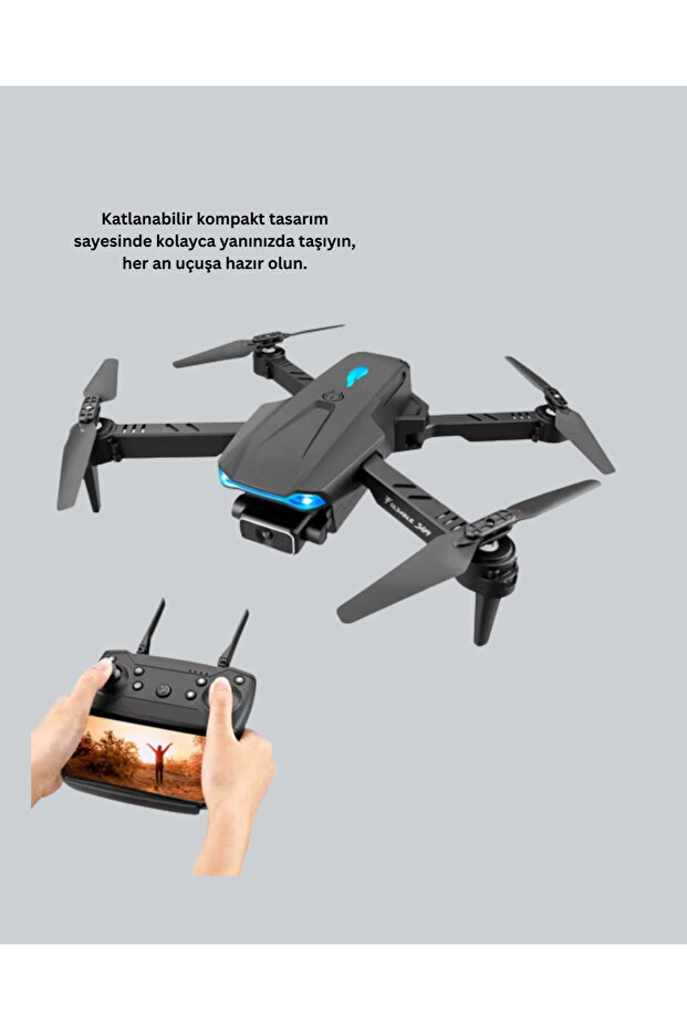Wifi FPV Canlı Görüntü Aktarımlı Katlanabilir Drone - 3