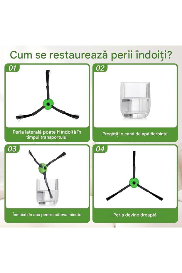 Set accesorii compatibile cu aspiratorul robot iRobot Roomba Combo j7/j7+(j7 Plus)/j9/j9+(j9 Plus) - 8