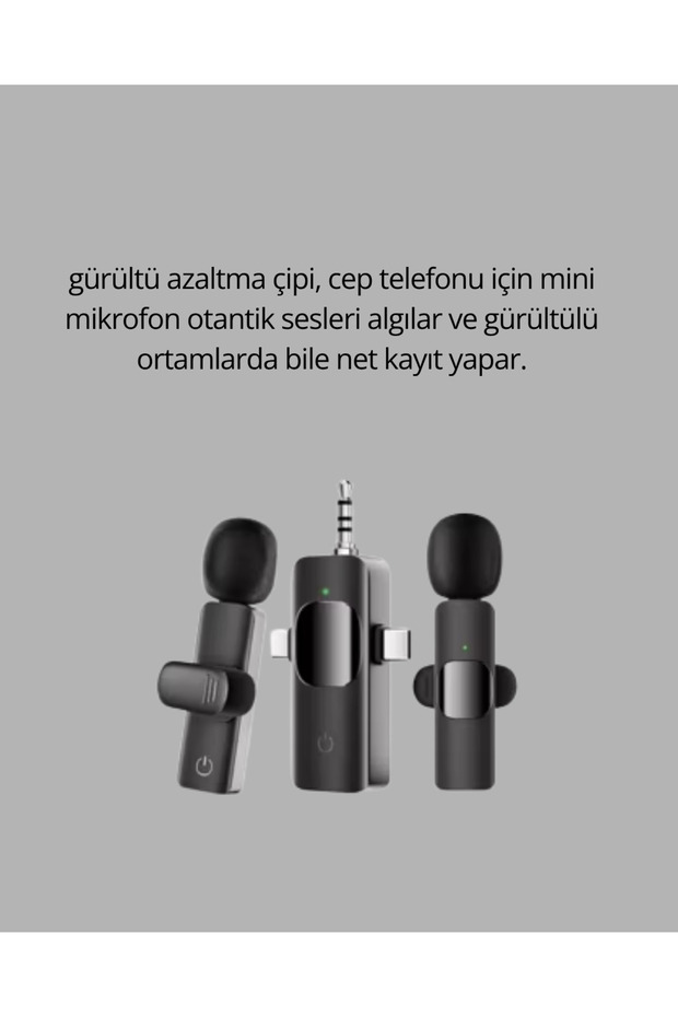 Küçük Boyutlu Mikrofon - 8 Saat Kullanım - 3