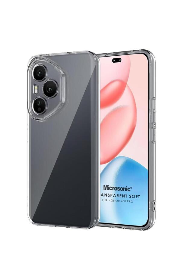 Honor 400 Pro Kılıf Transparent Soft Şeffaf - 1
