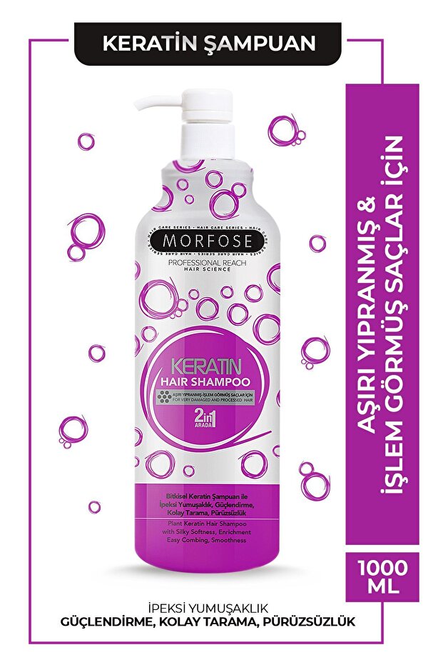 ŞAMPUAN 1000ML KERATİN MOR - 1