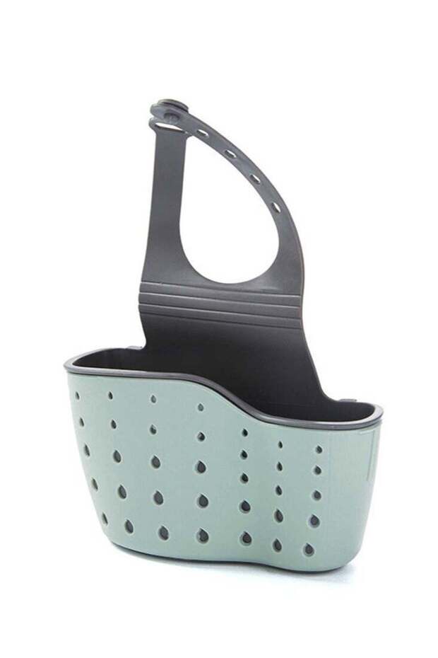 Perfii Soap Sponge Drain Rack Holder for the Kitchen Sink Suction Cup Kitchen Organisers with Doubl