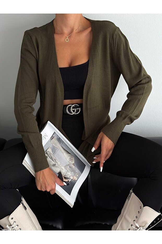 سترة نسائية أساسية طويلة - 4