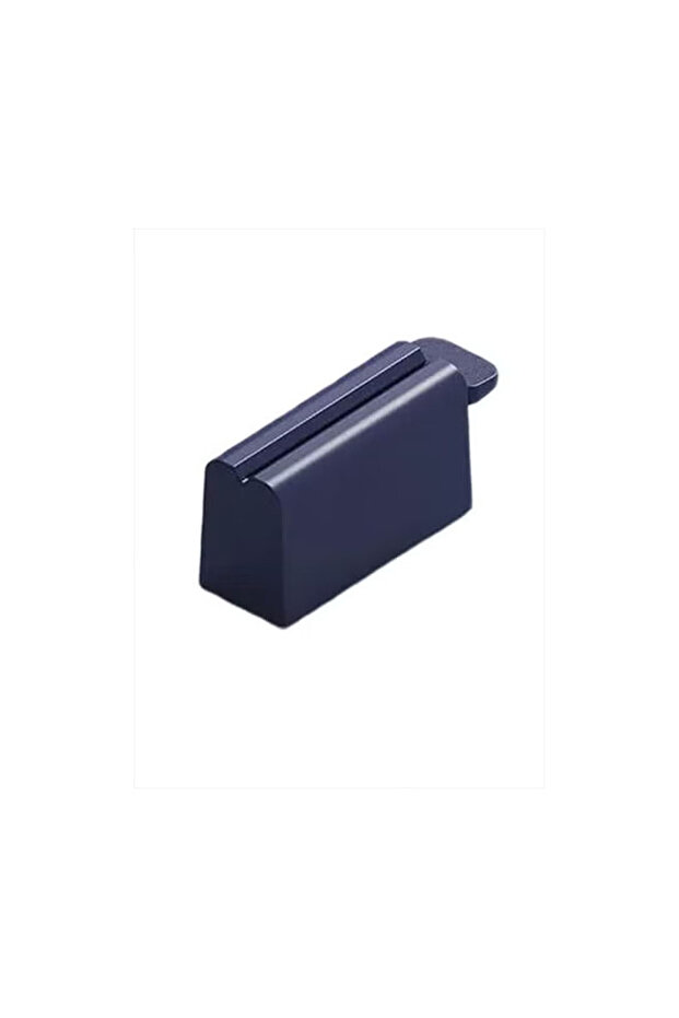 Rolling Toothpaste Squeezer Holder Dispenser For Bathroom Dark Blue 85x30x45mm