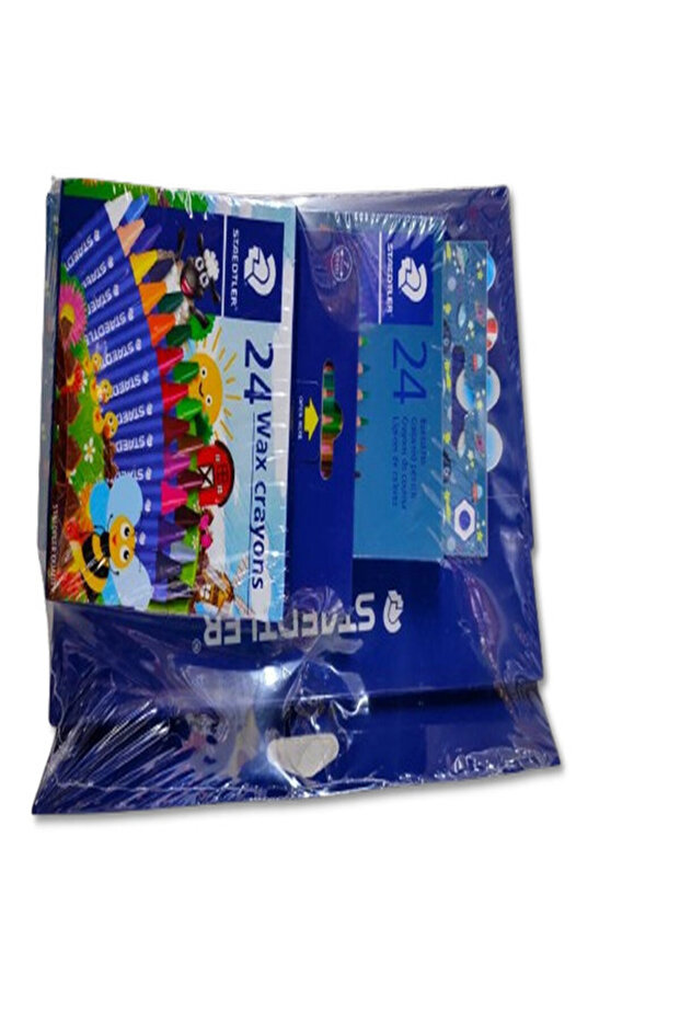Felt Pen, Graphite Pencil & Wax Crayons Art Stationery Kit Set (3x24s)