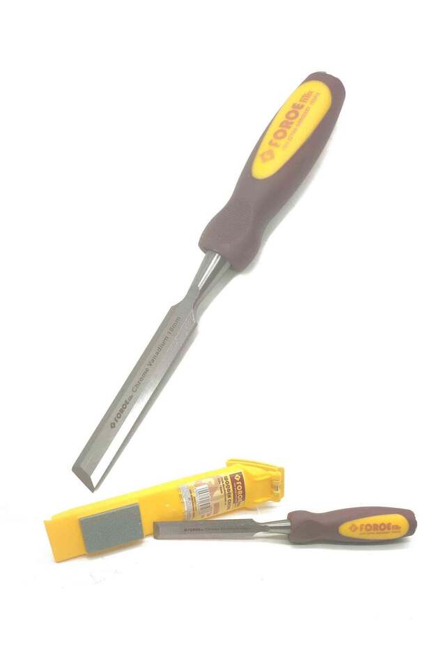 Wood Chisel Yellow Brown 18mm - 1