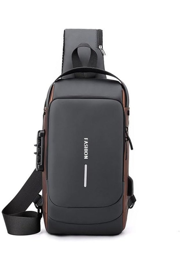 Crossbody Bag, Anti-theft Chest Bag Waterproof Shoulder Crossbody Bag, Lightweight One Strap Sling B