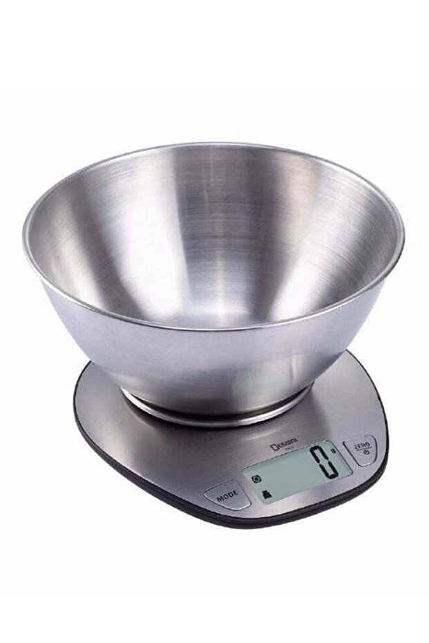 DESSINI Steel Digital Scale 5Kg Silver/Grey
