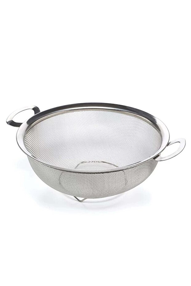 Stainless Steel Multifunctional Mesh Strainer – Compact Fine Mesh Colander with Double Handles an - 1