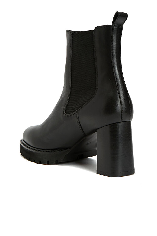 Siyah Kadın Deri Bot - 3
