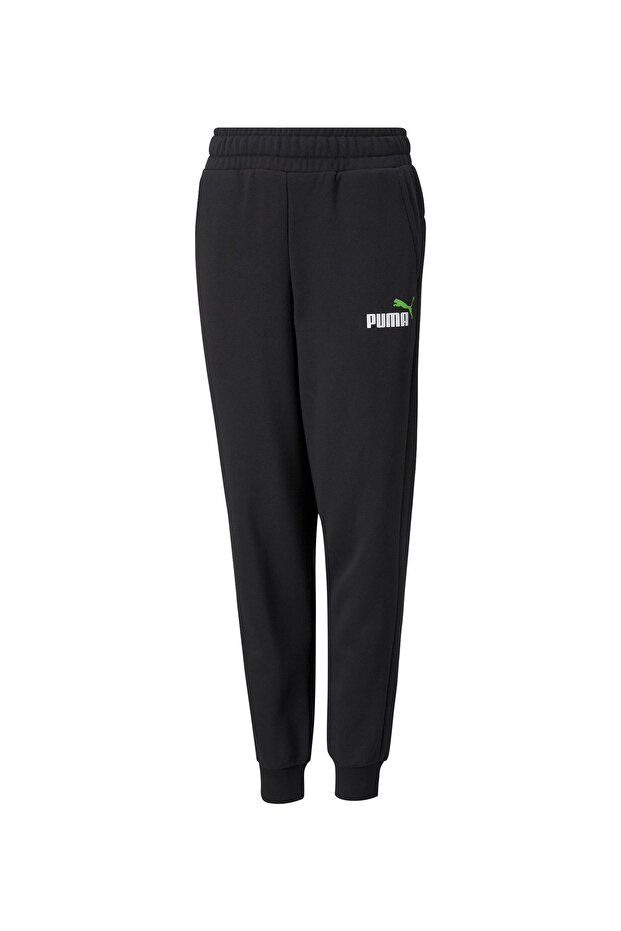 بنطلون ESS+ بشعار مزدوج - أسود