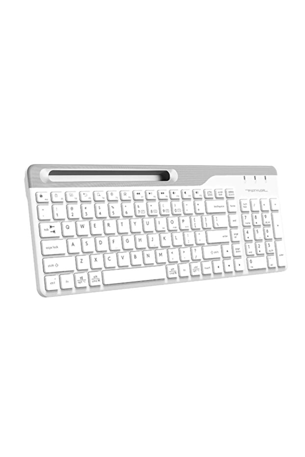 Beyaz Bluetooth + 2.4G Nano Fn Multimedya Kablosuz Klavye Fbk25 - 4