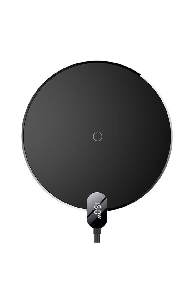 Încărcător wireless, Baseus, LED, 15 W, negru