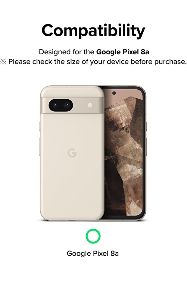 واقي عدسة جوجل بيكسل 8a | زجاج واقي للكاميرا | عبوة من 3 قطع - 3