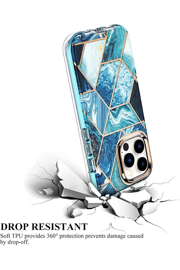 جراب لهاتف iPhone 14 Pro Max، أزرق - 7