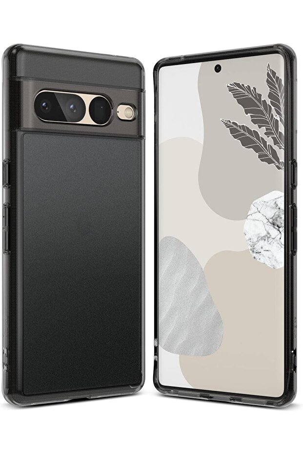 Fusion Compatible with Google Pixel 7 Pro Case, Anti-Scratch Hard Clear Back Shockproof TPU Bumper