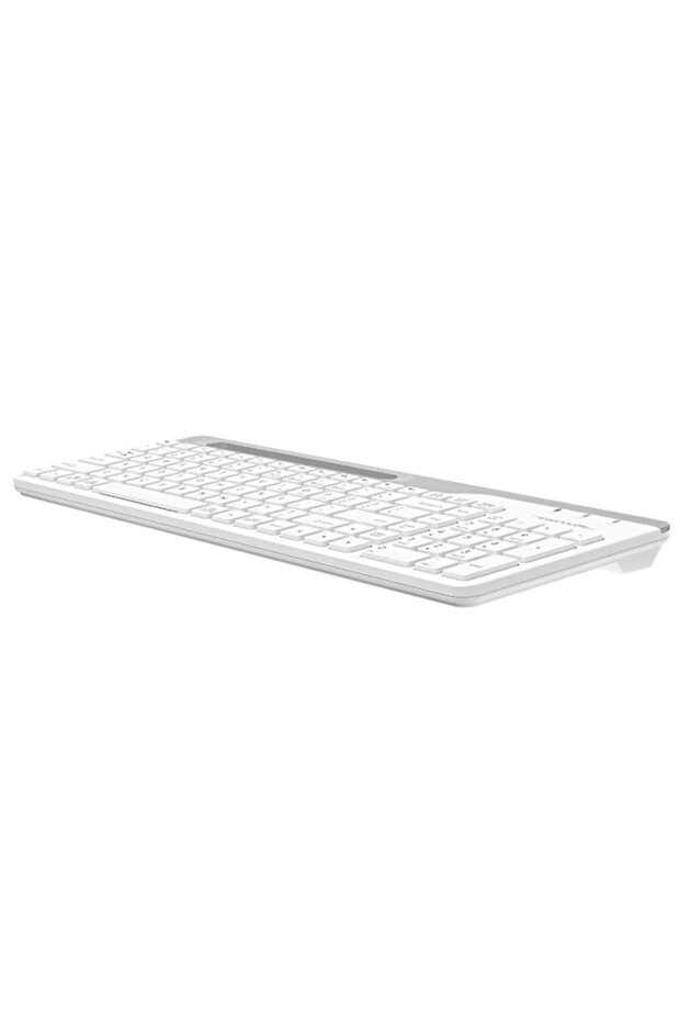 Beyaz Bluetooth + 2.4G Nano Fn Multimedya Kablosuz Klavye Fbk25 - 3