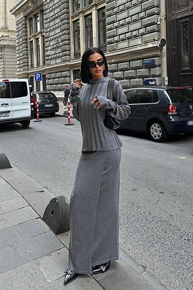 Darcy Skirt Blouse Knitwear Suit 9969