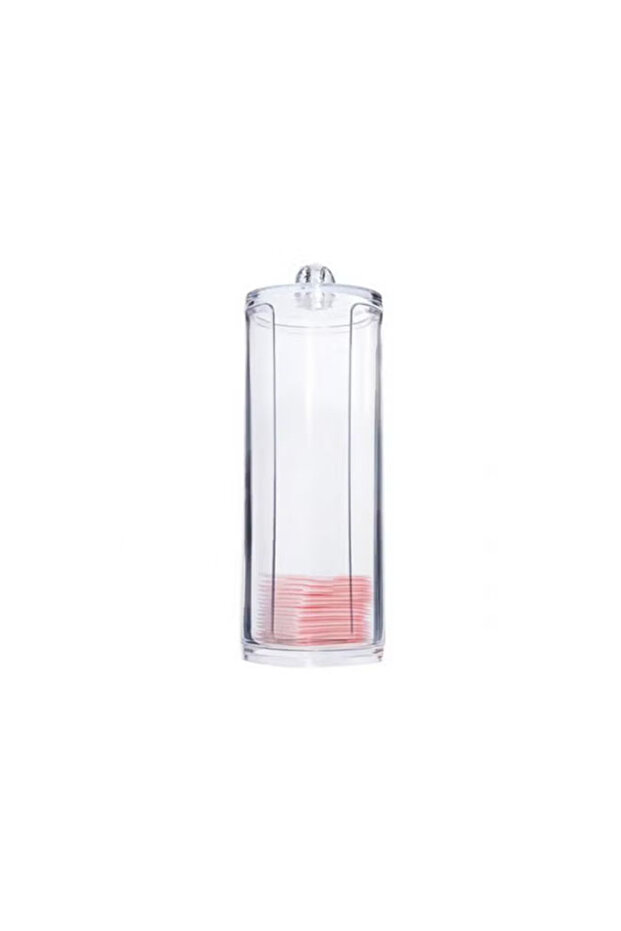 Cotton Pad Storage Organizer Cosmetic Case Clear