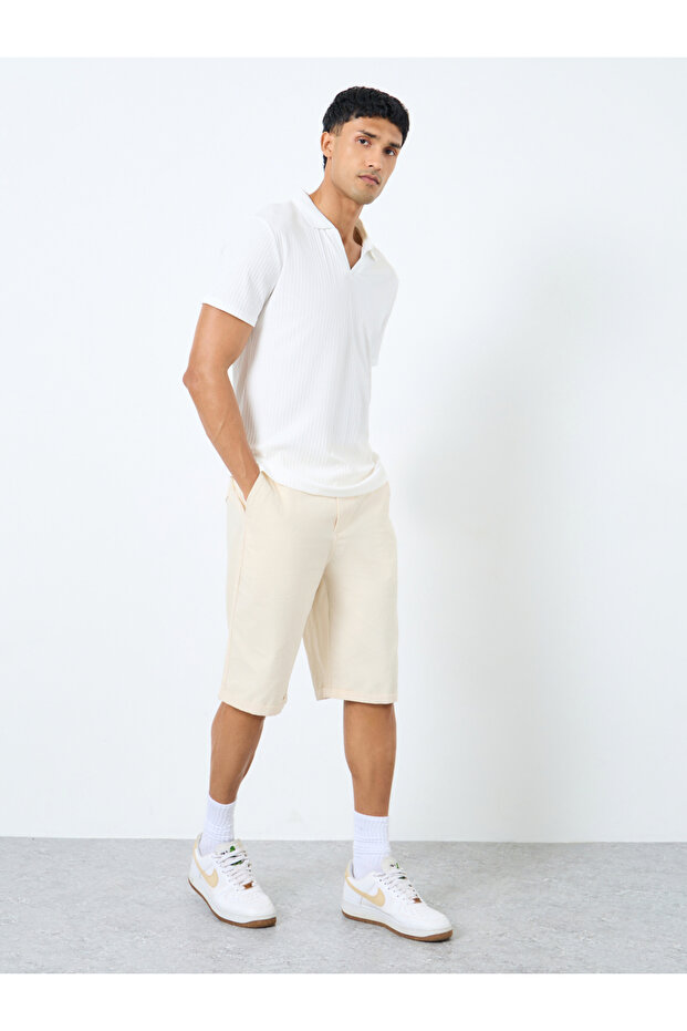 شورت رجالي سادة بقصّة عادية - 2