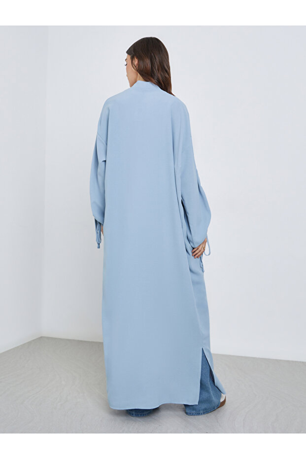 كيمونو مفتوح من الأمام بأكمام مكشكشة - 4