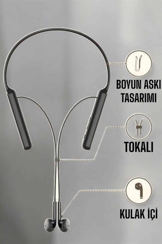 Mikrofonlu Kablolu Bluetooth Kulaklık Yeni Nesil Yüksek Ses Kaliteli - 4