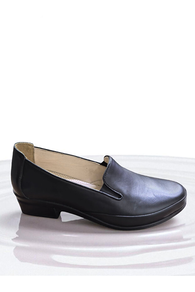 Konay Lsy Genuine Leather Kisa Low-Heeled Shoes
