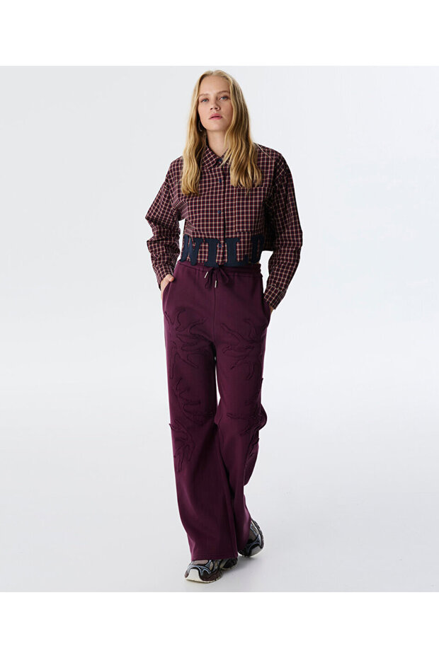 PATCH'Lİ EKOSE DESEN GÖMLEK - 5