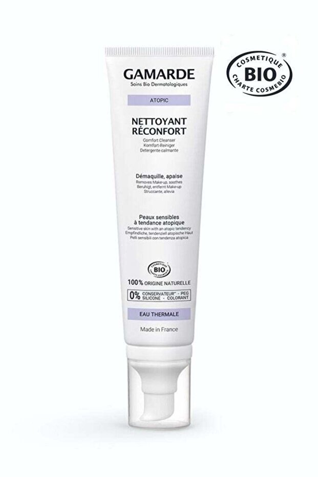 Comfort Cleanser 100ml – Certified Organic Gentle Makeup Remover & Cleanser with Water-Milk Textur