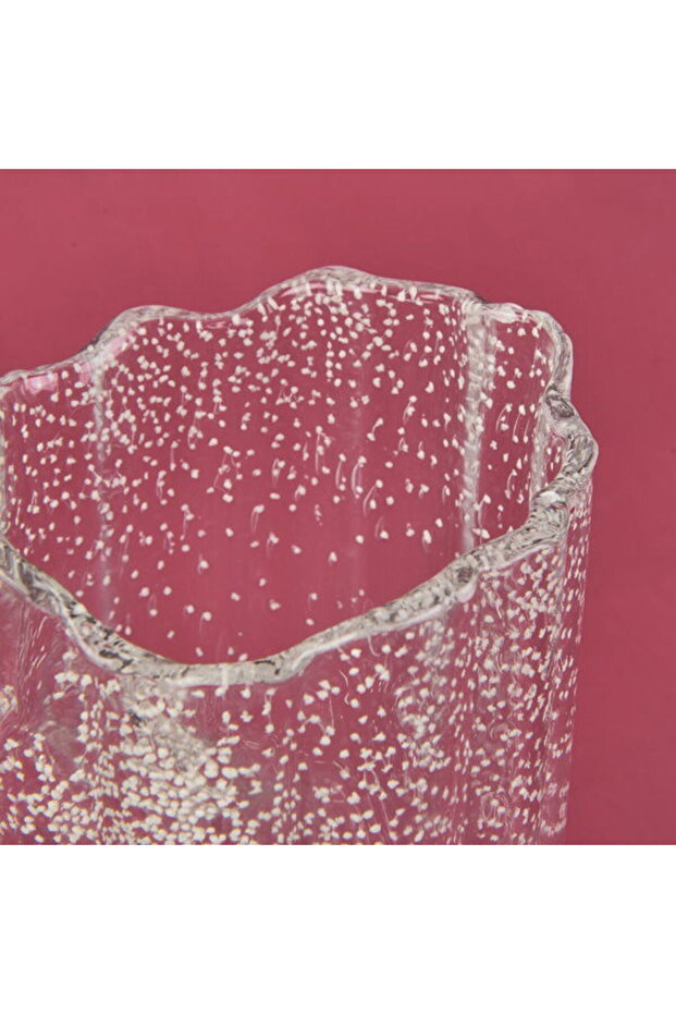 Deco Zen Vazo - Şeffaf - 12x25 cm - 4