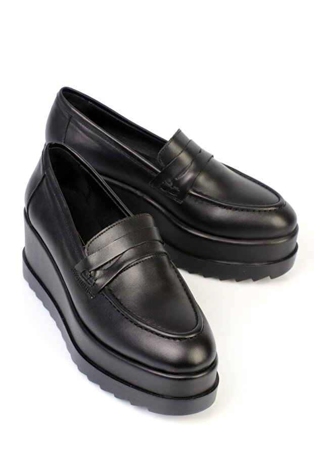 Genuine Leather Loofer Shoes 0001