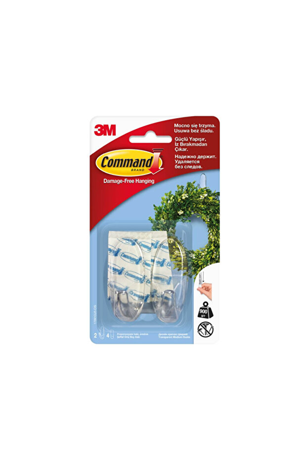 Command medium transparent design hooks - 1