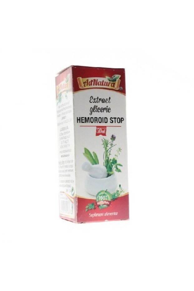 Extract gliceric pentru stoparea hemoroizilor 50 ml