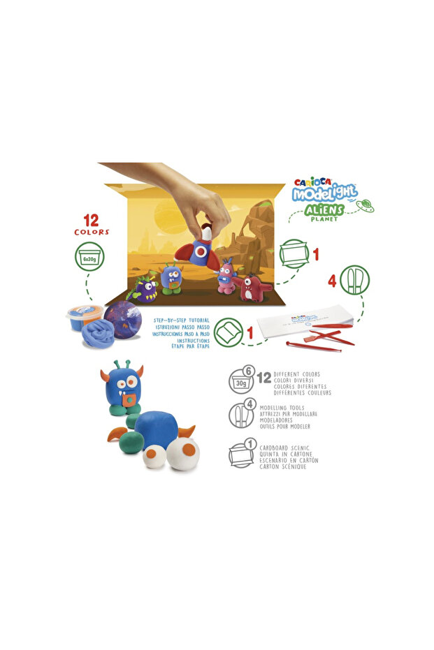 Plastilină ModeLight Maxi PlayBox - 2