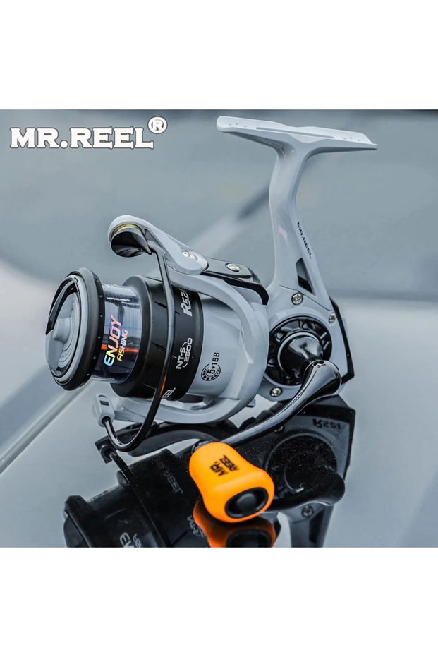 1500 Series MR.REEL Brand,Spinning Fishing Reel,Shallow Alloy Line Spool,CNC Metal Arm,Bold Bail,Bol