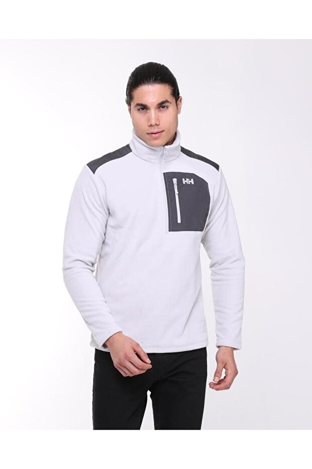 Block Fullzip Erkek Polar Ceket - 1