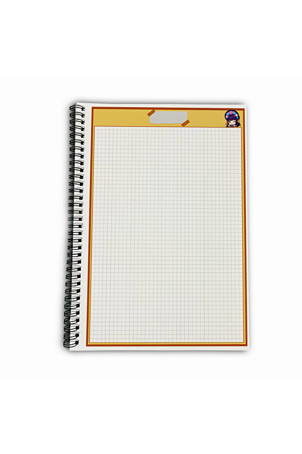 Genshin Impact Yun Jin Checkered A4 School Notebook 72 Sheets Model 2 - 5