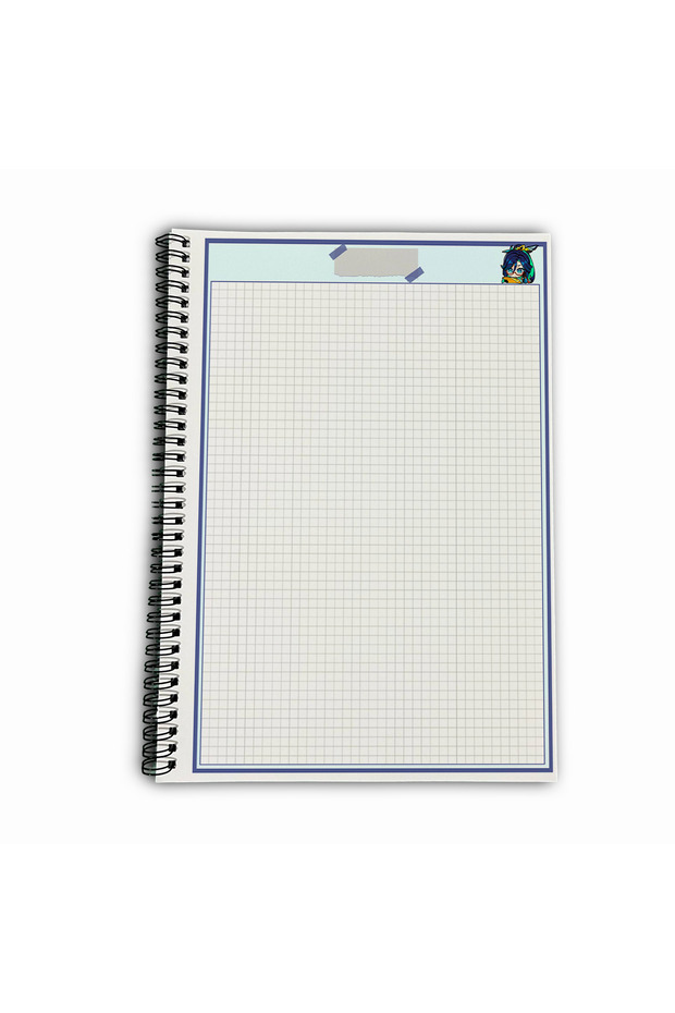 Genshin Impact Xianyun Checkered A4 School Notebook 72 Sheets Model 1 - 5