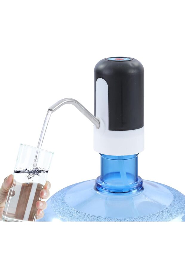 Water Bottle Pump, Portable USB Charging Automatic Electric Drinking Water Dispenser Universa