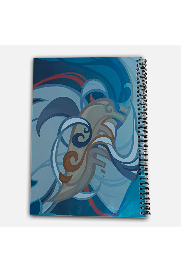 Genshin Impact Shenhe Unlined A4 School Notebook 72 Sheets Model 3 - 3